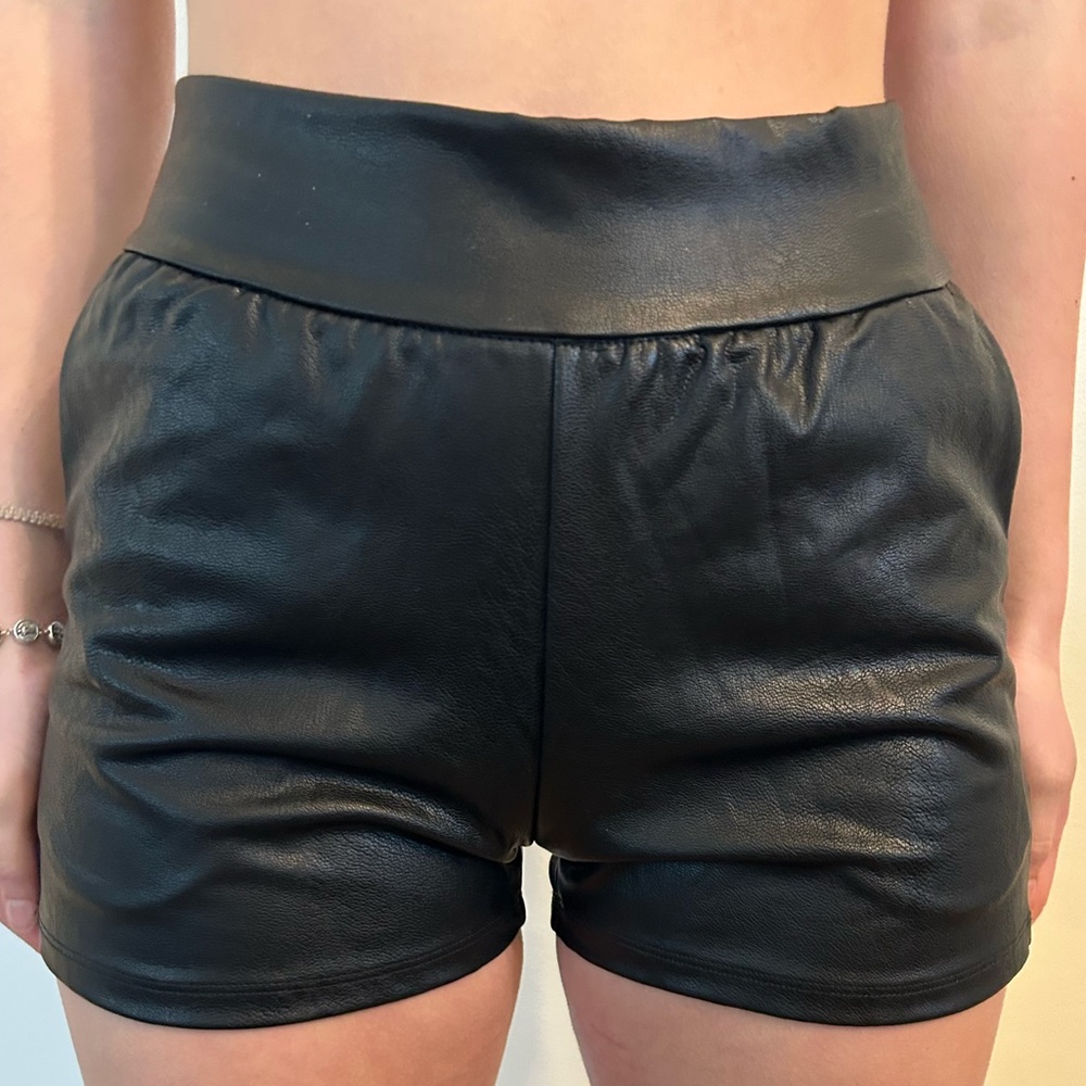 Commando Leather Shorts. Size Small.